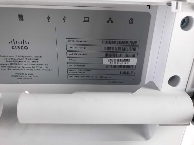 Cisco mix model video conferencing kit - check description (2x) - afbeelding 11 van  13