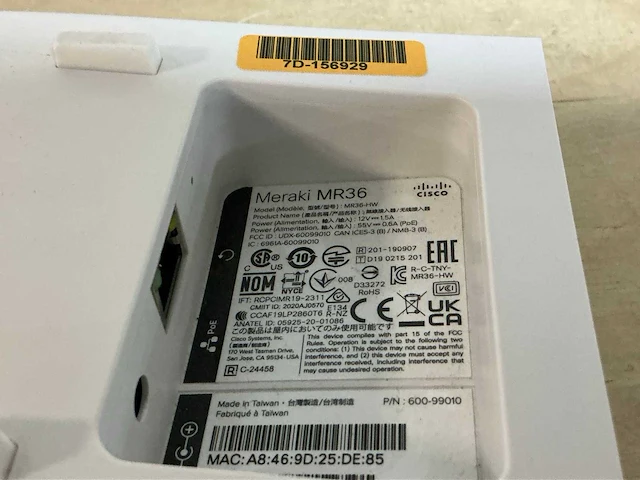 Cisco mr36-hw access point (7x) - afbeelding 3 van  4
