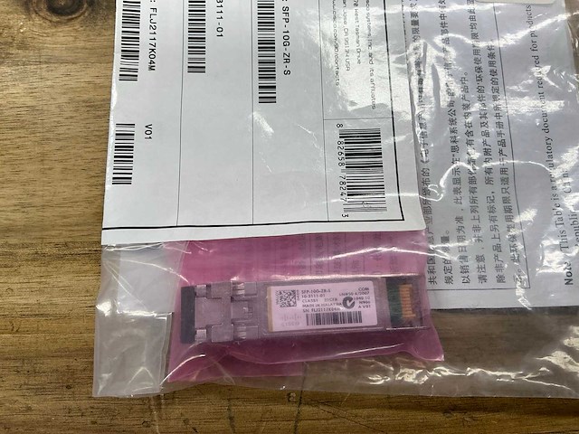 Cisco sfp-10g-zr-s - afbeelding 2 van  3