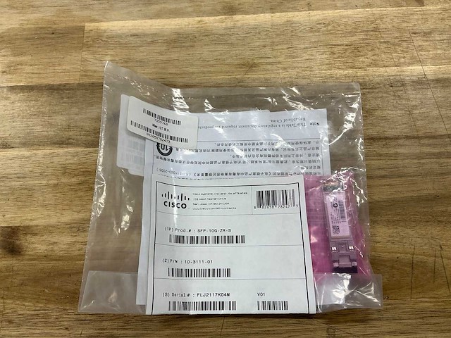 Cisco sfp-10g-zr-s - afbeelding 3 van  3