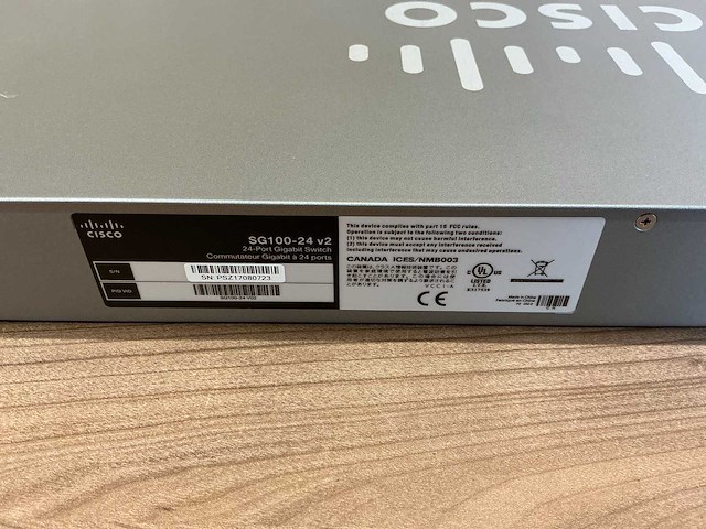 Cisco | sg100-24 | netwerkswitch | 24-gigabit poorten - afbeelding 7 van  7