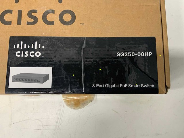 Cisco sg250-08hp-k9-eu smart switch - afbeelding 6 van  7