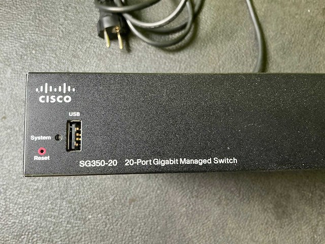 Cisco sg350-20 switch - afbeelding 4 van  6