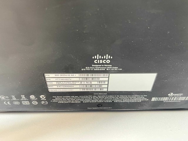 Cisco/ steelcase - videoconferentiesysteem met verrijdbaar statief - afbeelding 11 van  19