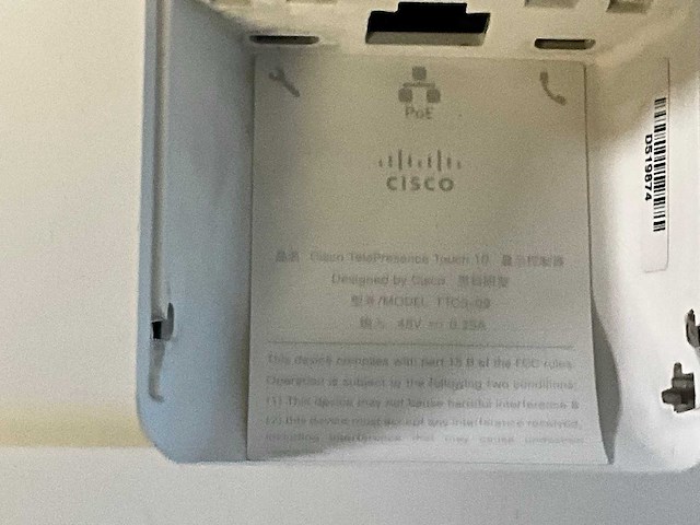 Cisco touch 10 conference call controle unit (5x) - afbeelding 5 van  10