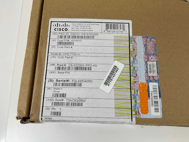 Cisco (ttc6-13), cisco webex codec pro - video conferencing device - afbeelding 3 van  10