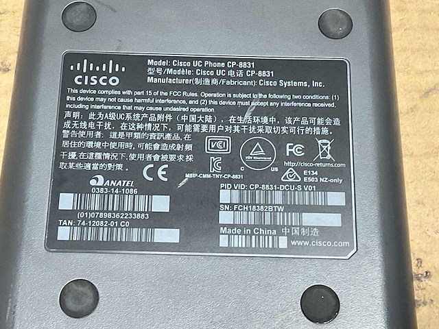 Cisco uc phone cp 8831 - afbeelding 3 van  4
