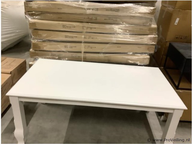 Citak - eetkamertafel wit 180x100x78cm - afbeelding 1 van  2