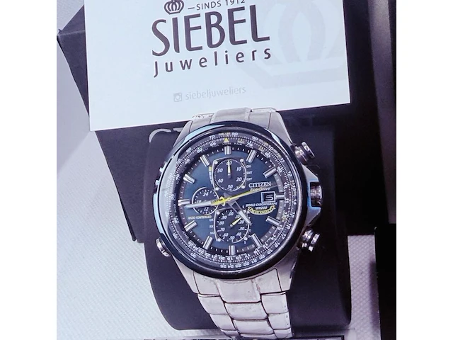 Citizen eco-drive blue angels chronograph herenhorloge - afbeelding 10 van  14