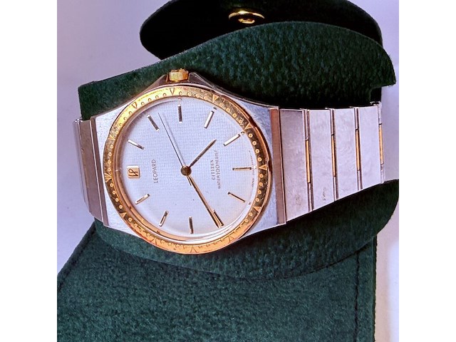 Citizen ''leopard'' horloge collector's item met originele band - afbeelding 4 van  10