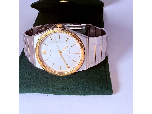 Citizen ''leopard'' horloge collector's item met originele band - afbeelding 7 van  10