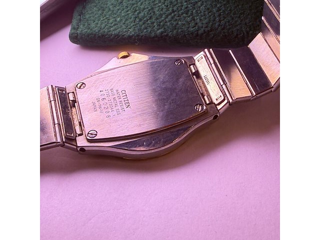 Citizen ''leopard'' horloge collector's item met originele band - afbeelding 10 van  10