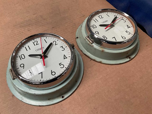 Citizen vintage marine klok (2x) - afbeelding 1 van  3