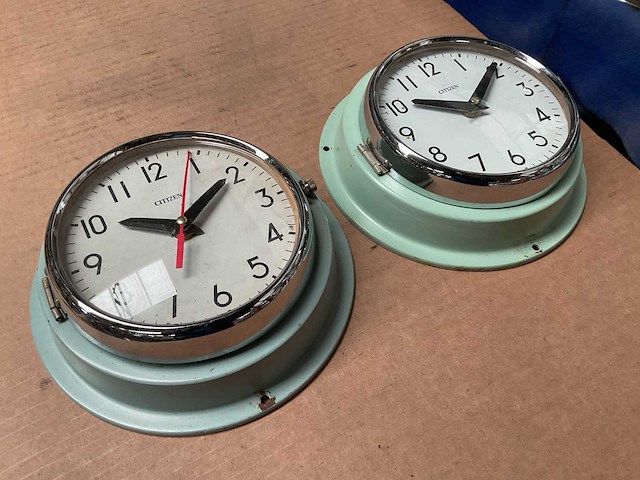 Citizen vintage marine klok (2x) - afbeelding 1 van  3