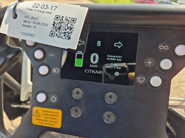 Citkar e-cargo - bike - citkar generation-1 2022 - elektrische fiets - afbeelding 5 van  9