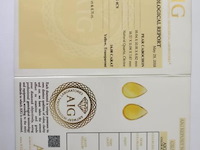 Citrine 16.08ct aig certified - afbeelding 4 van  4