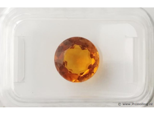 Citrine 2.42ct aig certified - afbeelding 1 van  4