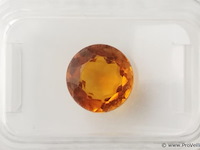 Citrine 2.42ct aig certified - afbeelding 1 van  4