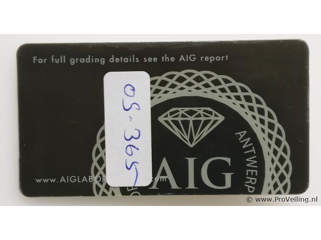 Citrine 2.42ct aig certified - afbeelding 3 van  4