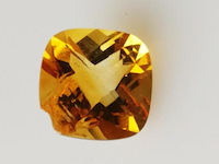 Citrine 9.42ct aig certified - afbeelding 1 van  4