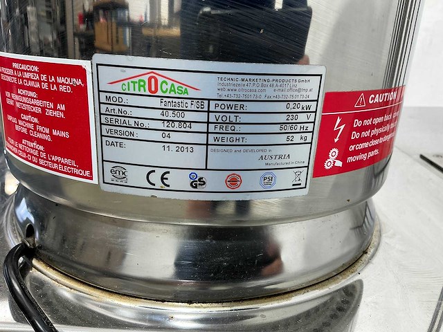 Citrocasa - fantastic f/sb - jus persmachine - afbeelding 6 van  6