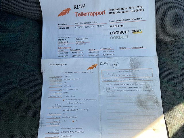 Citroen - 2001 - berlingo - 1.9 d 600 (dw8) - personenauto - afbeelding 10 van  10