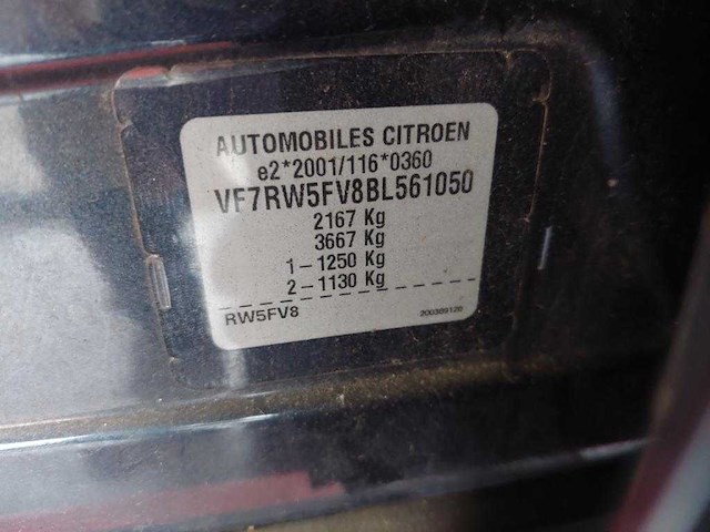 Citroen c5 tourer 1.6 turbo exclusive , ; 54-tgx-2 - afbeelding 11 van  19