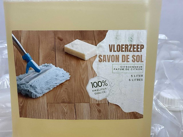 Citroen geur - vloer zeep 5 liter (160x) - afbeelding 3 van  3