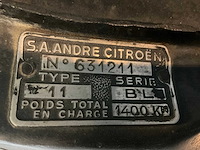 Citroën traction avant oldtimer - afbeelding 22 van  28