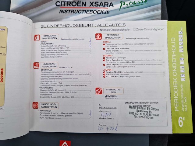 Citroen xsara picasso 2.0i-16v image 2004 | 52-pl-dp i - afbeelding 14 van  19