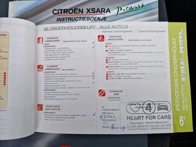 Citroen xsara picasso 2.0i-16v image 2004 | 52-pl-dp i - afbeelding 16 van  19