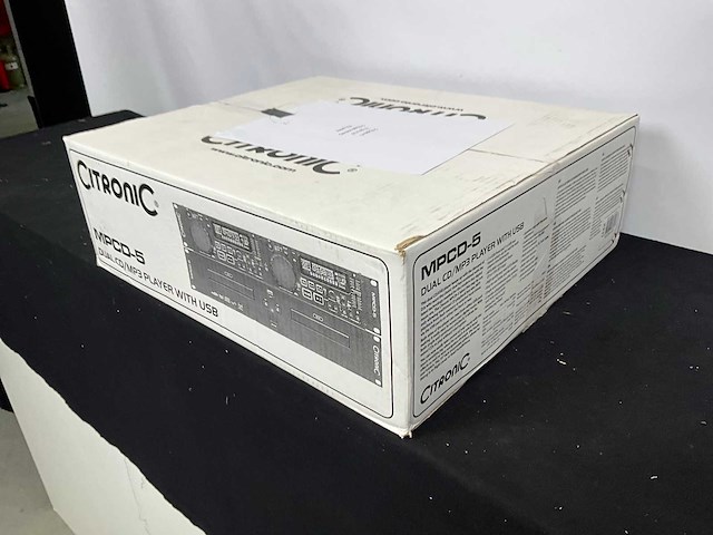 Citronic mpcd-5 dubbele cd-speler - afbeelding 2 van  3