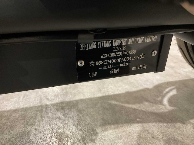 City coco cp-4 zwart e-scooter incl. coc certificaat - afbeelding 9 van  11