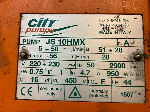 City pumps hydrofoor - afbeelding 7 van  7