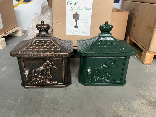 Ckw garden line brievenbus, divers (3x) - afbeelding 1 van  5