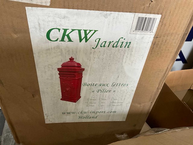 Ckw garden line brievenbus, divers (3x) - afbeelding 4 van  5