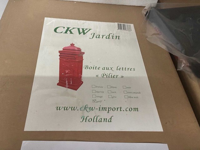 Ckw jardin brievenbus (7x) - afbeelding 8 van  10