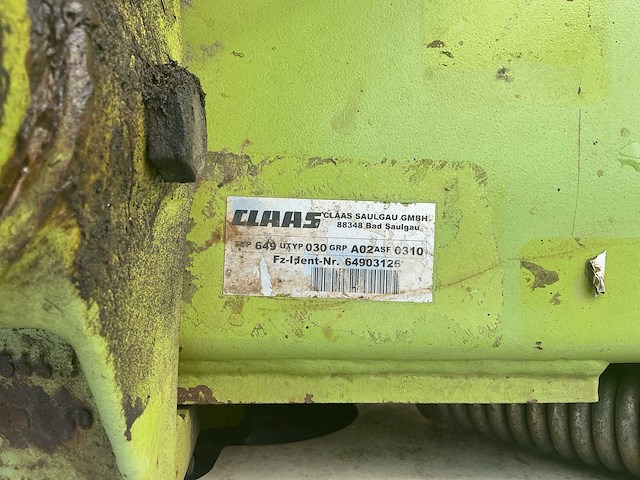 Claas - corto 270nc - grasoogstmachine - afbeelding 9 van  11