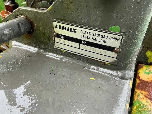 Claas corto 270 fc front maaier - afbeelding 4 van  12