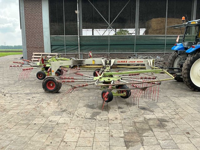 Claas liner 1550 dubbele hark/ zij afleg hark - afbeelding 2 van  20