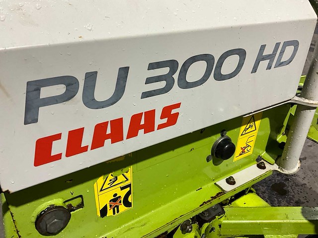 Claas pu 300 hd gras pick-up - afbeelding 18 van  25