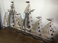 Claire & eef metalen wanddecoratie - afbeelding 1 van  2