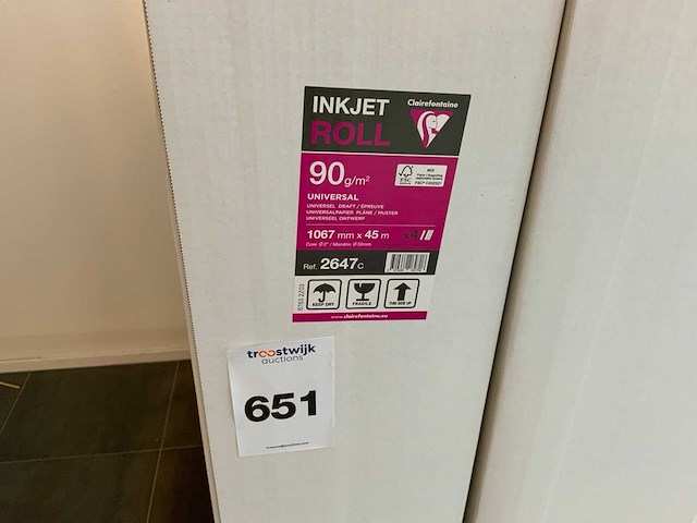 Clairefontaine inkjet roll (52x) - afbeelding 3 van  3