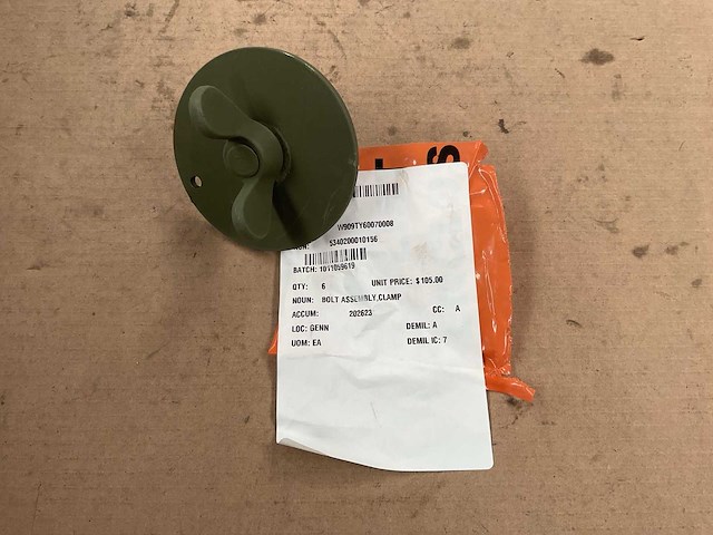Clamp bolt assembly (6x) - afbeelding 1 van  6