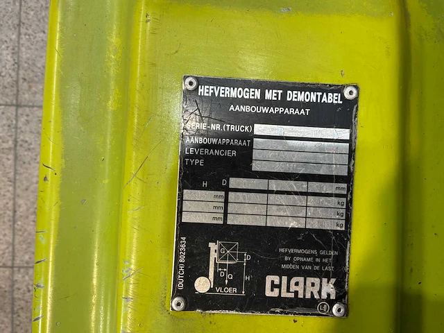Clark - 2011 - gex30 - vorkheftruck - afbeelding 3 van  19