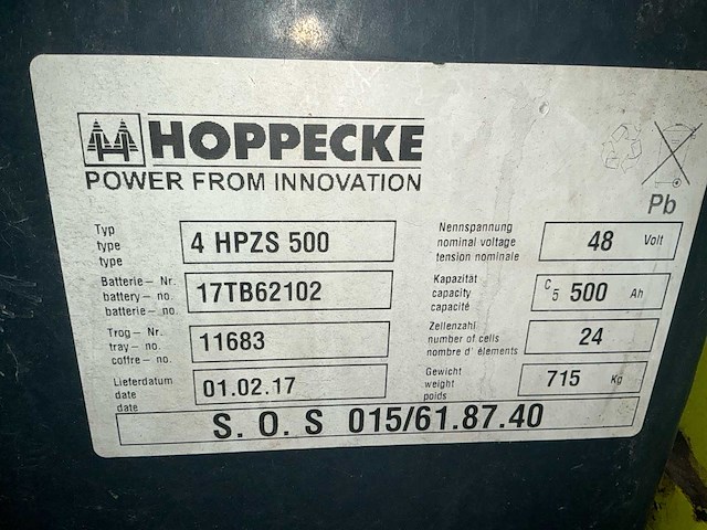 Clark - 2017 - gtx16 - vorkheftruck - afbeelding 12 van  18