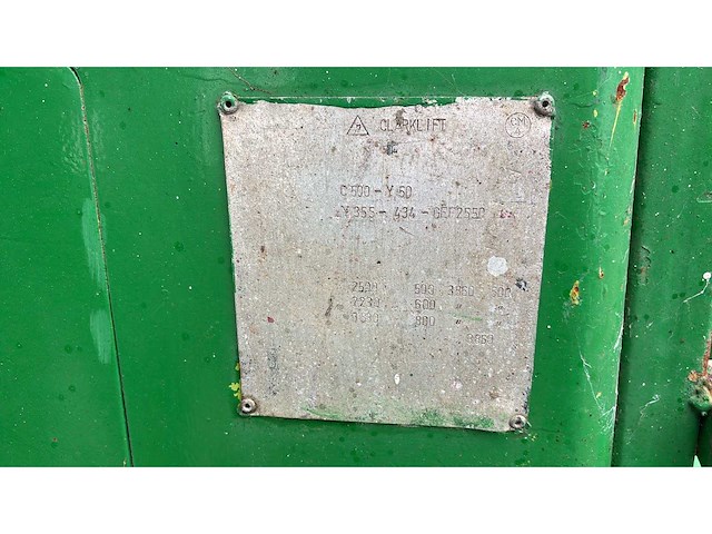 Clark vorkheftruck - afbeelding 6 van  6