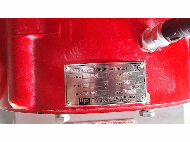 Clarke / ksb - ju4h-nl14 (motor) / ksb kfp 50-200 (pomp) - sprinkler dieselpomp van wijk & boerma – john deere / ksb brandstoftank 2018 - afbeelding 5 van  21