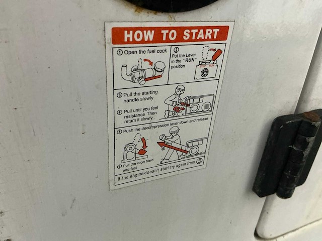 Clarke power 5 kva diesel stroomgenerator - afbeelding 5 van  9