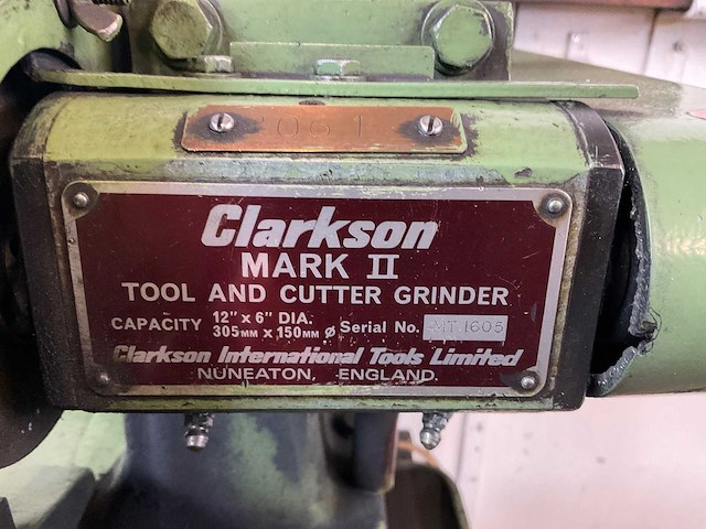 Clarkson mark ii overige slijpmachines - afbeelding 5 van  7